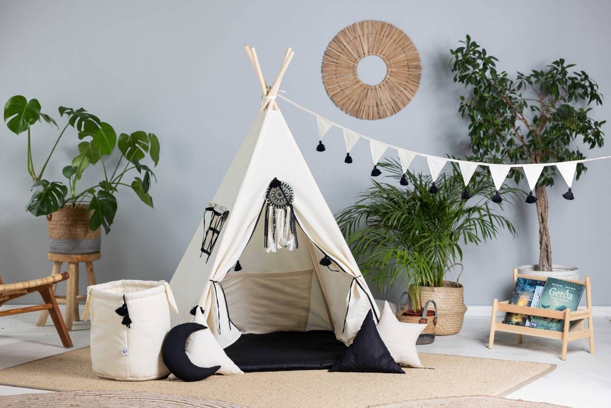 Cream Tipi Tent | Tipi Tent for Kids | Kids Tipi Tent | Tipi Tent for Babies and Toddlers | Cream Tent | Tipi Tent |