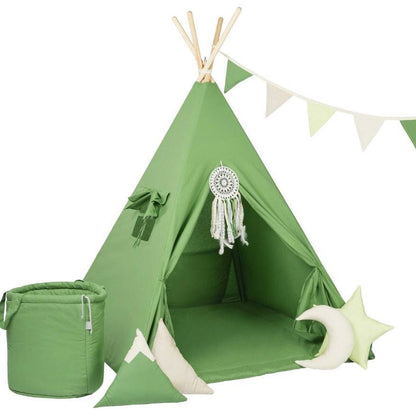 Green Tipi Tent | Tipi Tent Green | Tipi Tent for Kids | Kids Tipi Tent | Tipi Tent for Babies and Toddlers | Green Tent | Tipi Tent | Tipi Tent for Girls | 