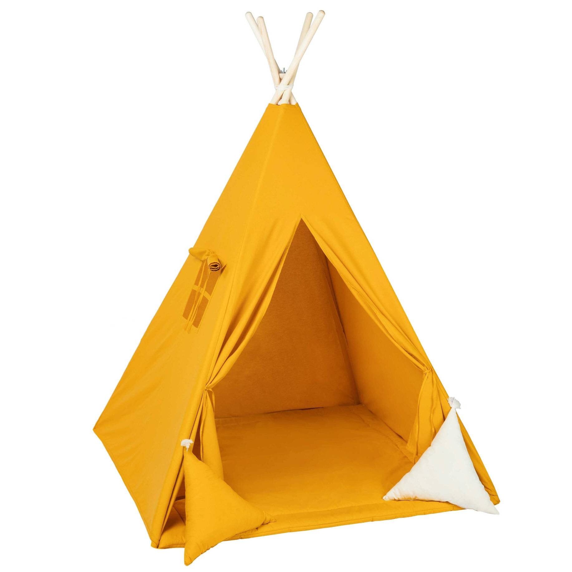 Orange Tipi Tent | Tipi Tent Orange | Tipi Tent for Kids | Kids Tipi Tent | Tipi Tent for Babies and Toddlers | Orange Tent | Tipi Tent | Tipi Tent for Girls | 