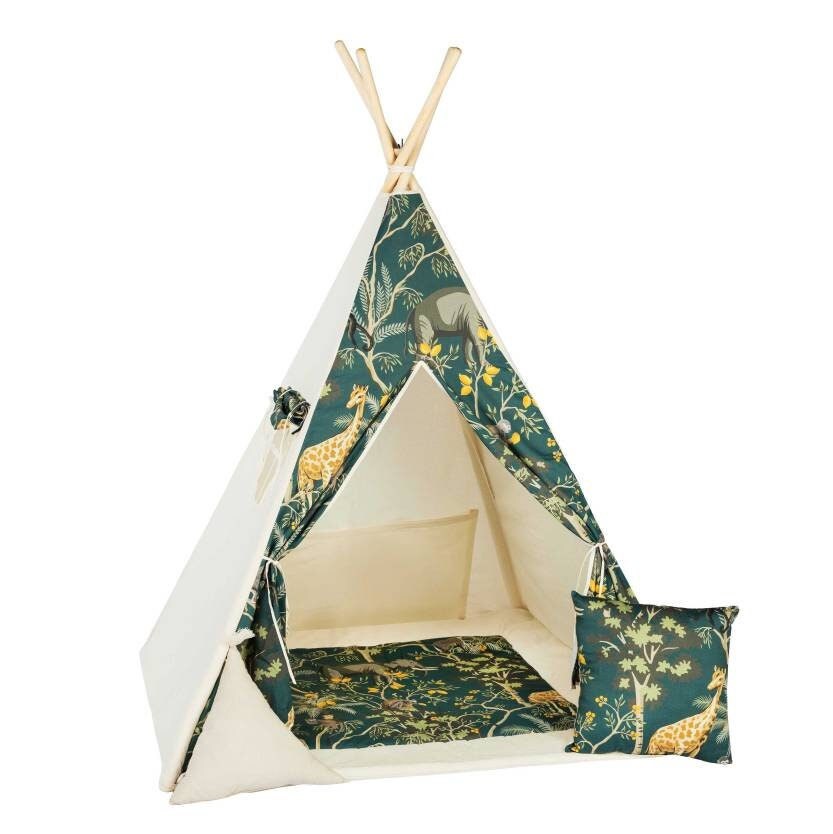 Safari Tipi Tent | Tipi Tent Safari | Tipi Tent for Kids | Kids Tipi Tent | Tipi Tent for Babies and Toddlers | Safari Tent | Tipi Tent | Tipi Tent for Girls | 