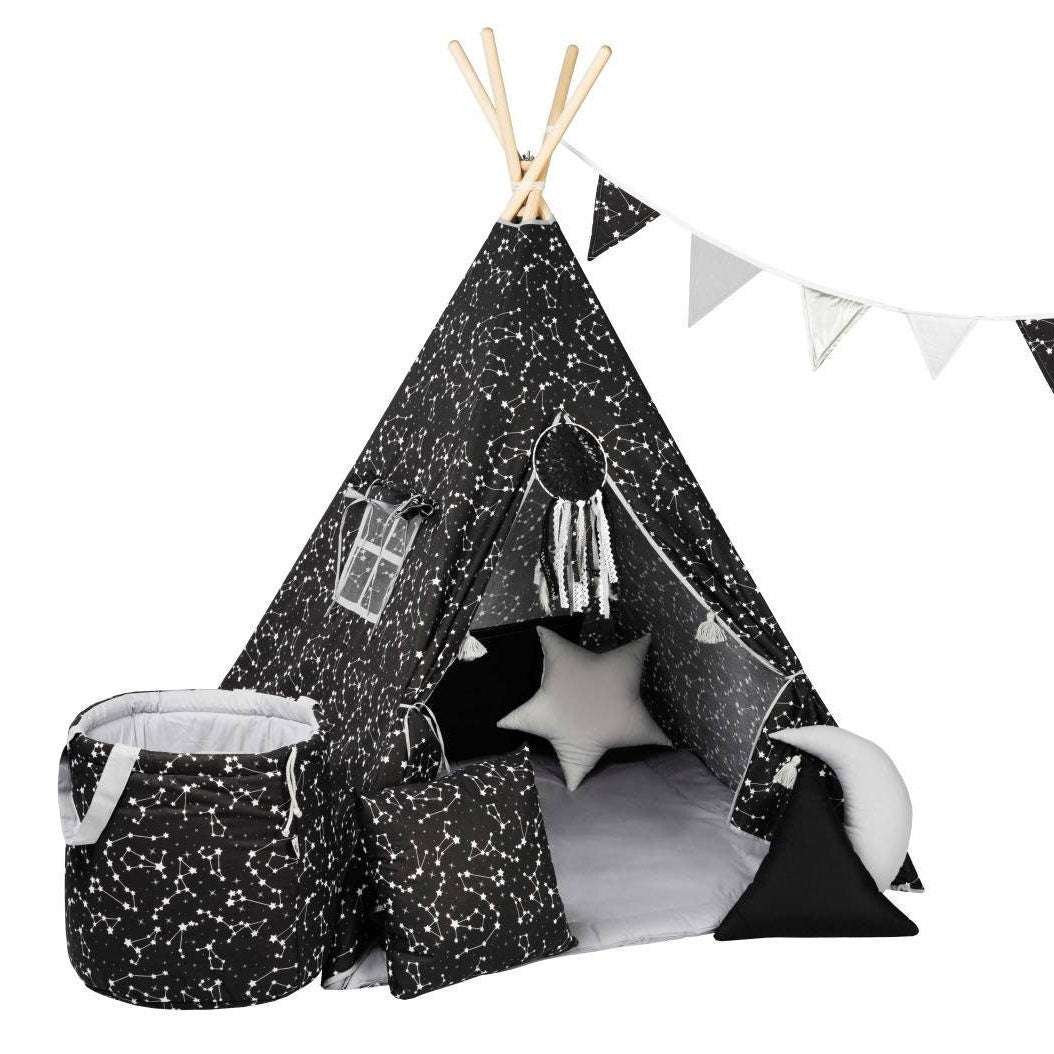 Kids Tipi Tent - Night Stars