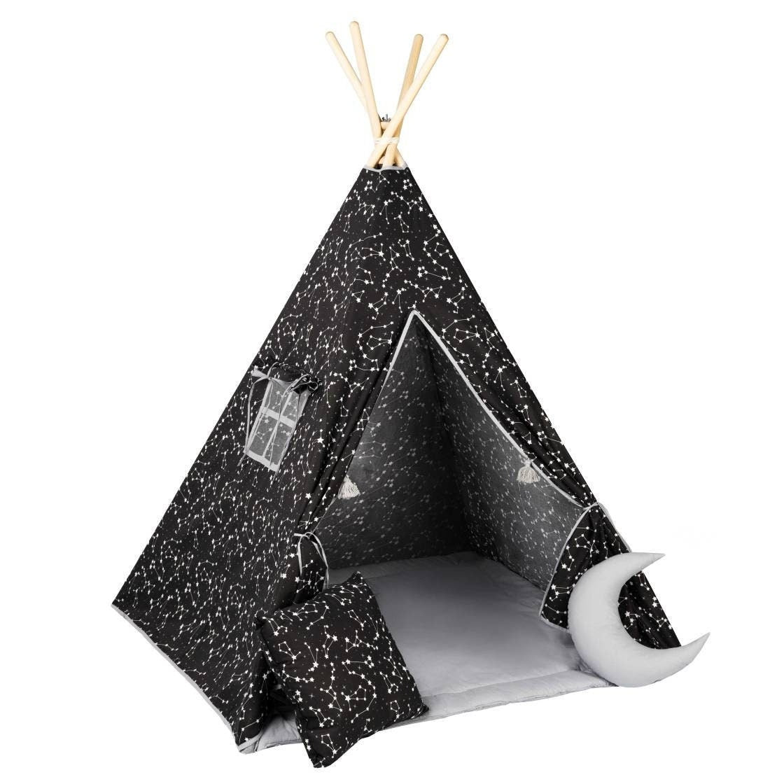 Tenda Tipi per bambini - Stelle notturne