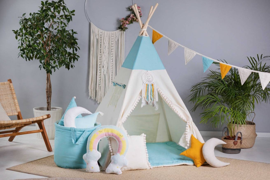 Tenda Tipi per bambini - Blu marino