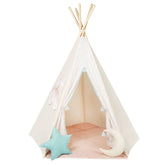 Flowers Tipi Tent | Tipi Tent Pink | Tipi Tent for Kids | Kids Tipi Tent | Tipi Tent for Babies and Toddlers | Pink Tent with Flowers | Tipi Tent | Tipi Tent for Girls | 