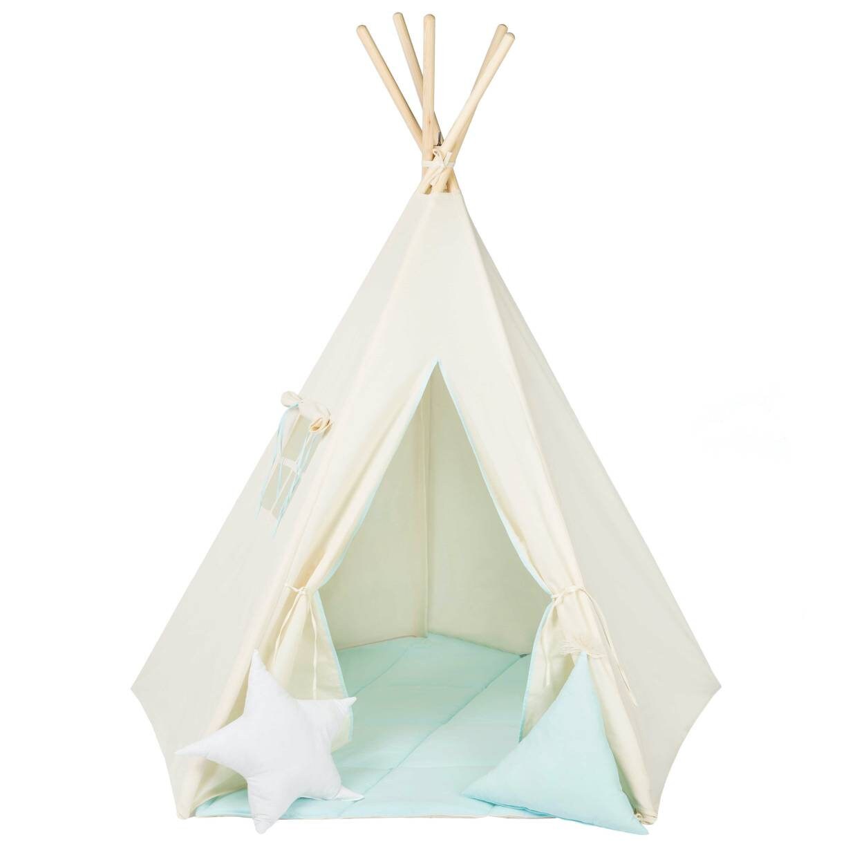 Kids Tipi Tent - Blue Oasis