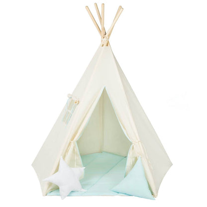 Kids Tipi Tent - Blue Oasis