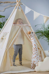 cream Tipi Tent | Tipi Tent for Kids | Kids Tipi Tent | Tipi Tent for Babies and Toddlers | Cream Tent | Tipi Tent | 