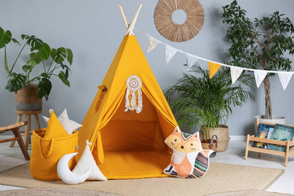 Orange Tipi Tent | Tipi Tent Orange | Tipi Tent for Kids | Kids Tipi Tent | Tipi Tent for Babies and Toddlers | Orange Tent | Tipi Tent | Tipi Tent for Girls | 