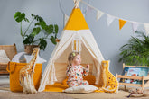 Yellow Tipi Tent | Tipi Tent for Kids | Kids Tipi Tent | Tipi Tent for Babies and Toddlers | Yellow Tipi Tent | Tipi Tent | Tipi Tent for Boys & Girls | 