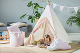 Pink Tipi Tent | Tipi Tent Pink | Tipi Tent for Kids | Kids Tipi Tent | Tipi Tent for Babies and Toddlers | Pink Tent | Tipi Tent | Tipi Tent for Girls | 