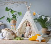 Cream Tipi Tent | Tipi Tent for Kids | Kids Tipi Tent | Tipi Tent for Babies and Toddlers | Cream Tent | Tipi Tent | Tipi Tent for Boys & Girls | 