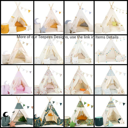 Tenda Tipi per bambini - Coniglietti e Gufi