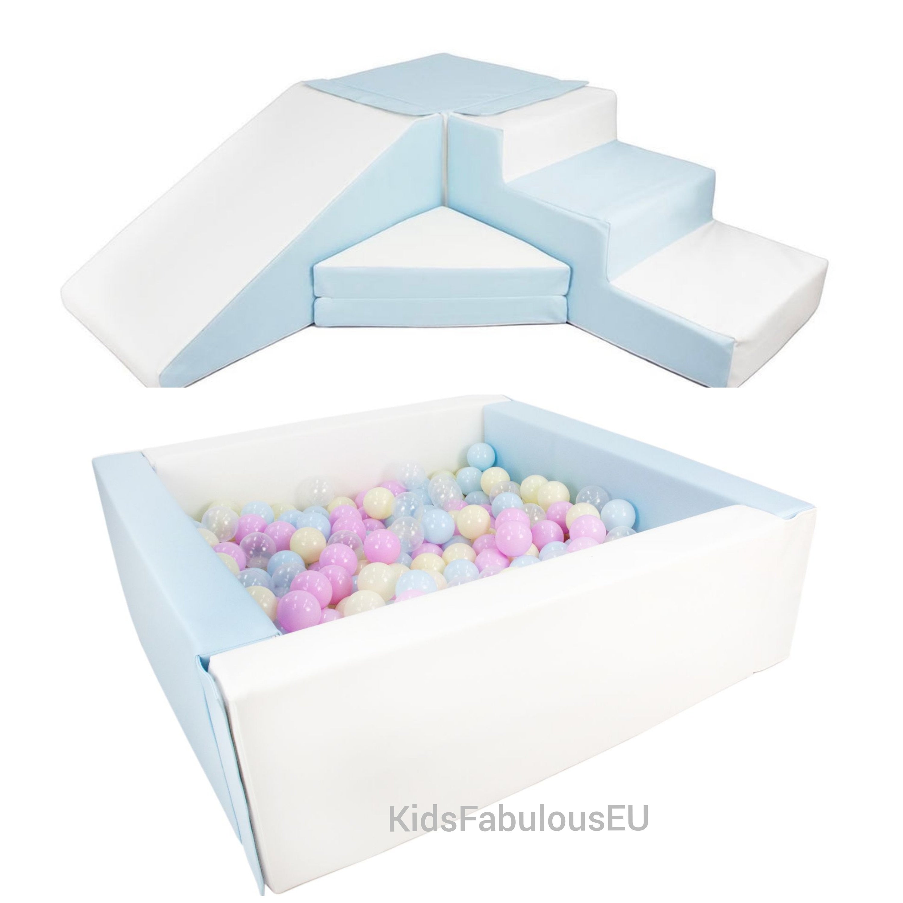 Step &amp; Slide + Ball Pit + Balls | Step and Slide + Ball Pit with 300 Balls BUNDLE | Soft Play +Eco Ball Pit | Step &amp; Slide |