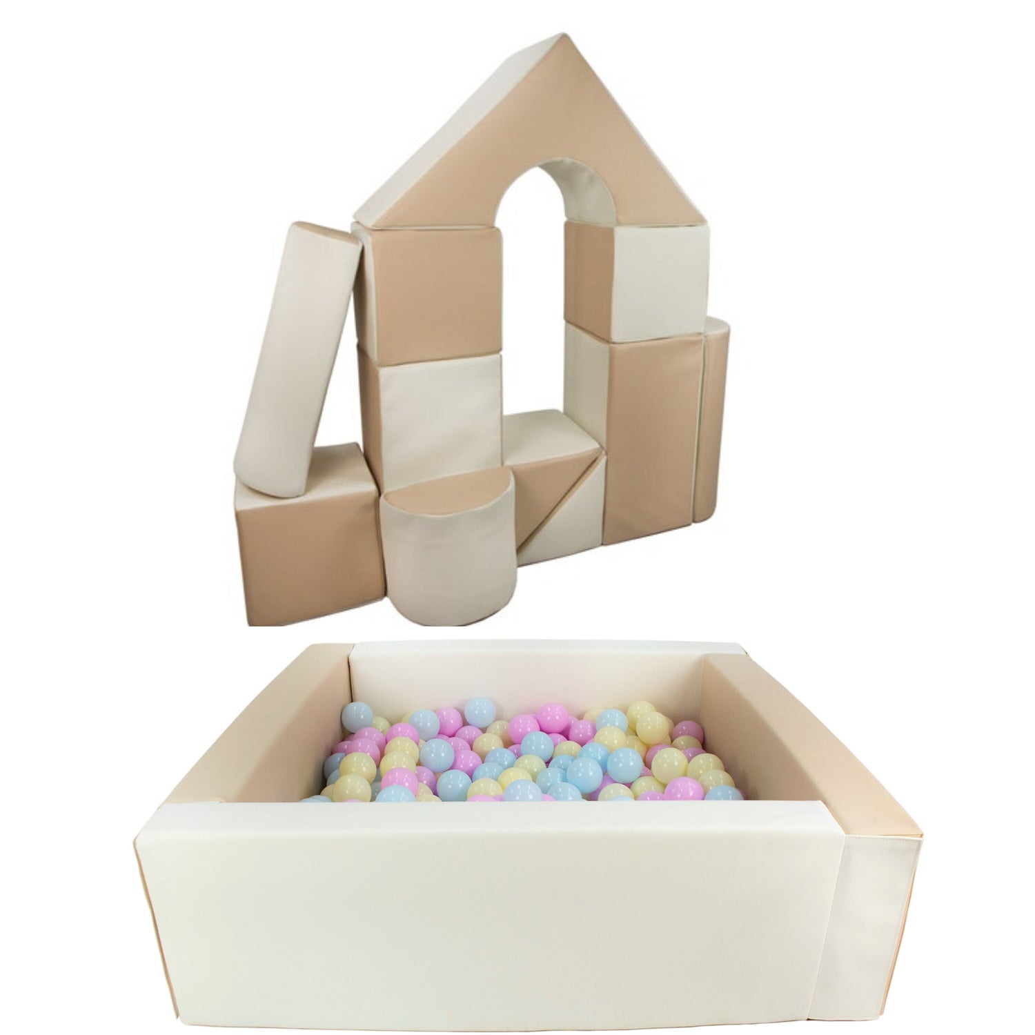 Building Blocks + Ball Pit + 300 Balls BUNDLE