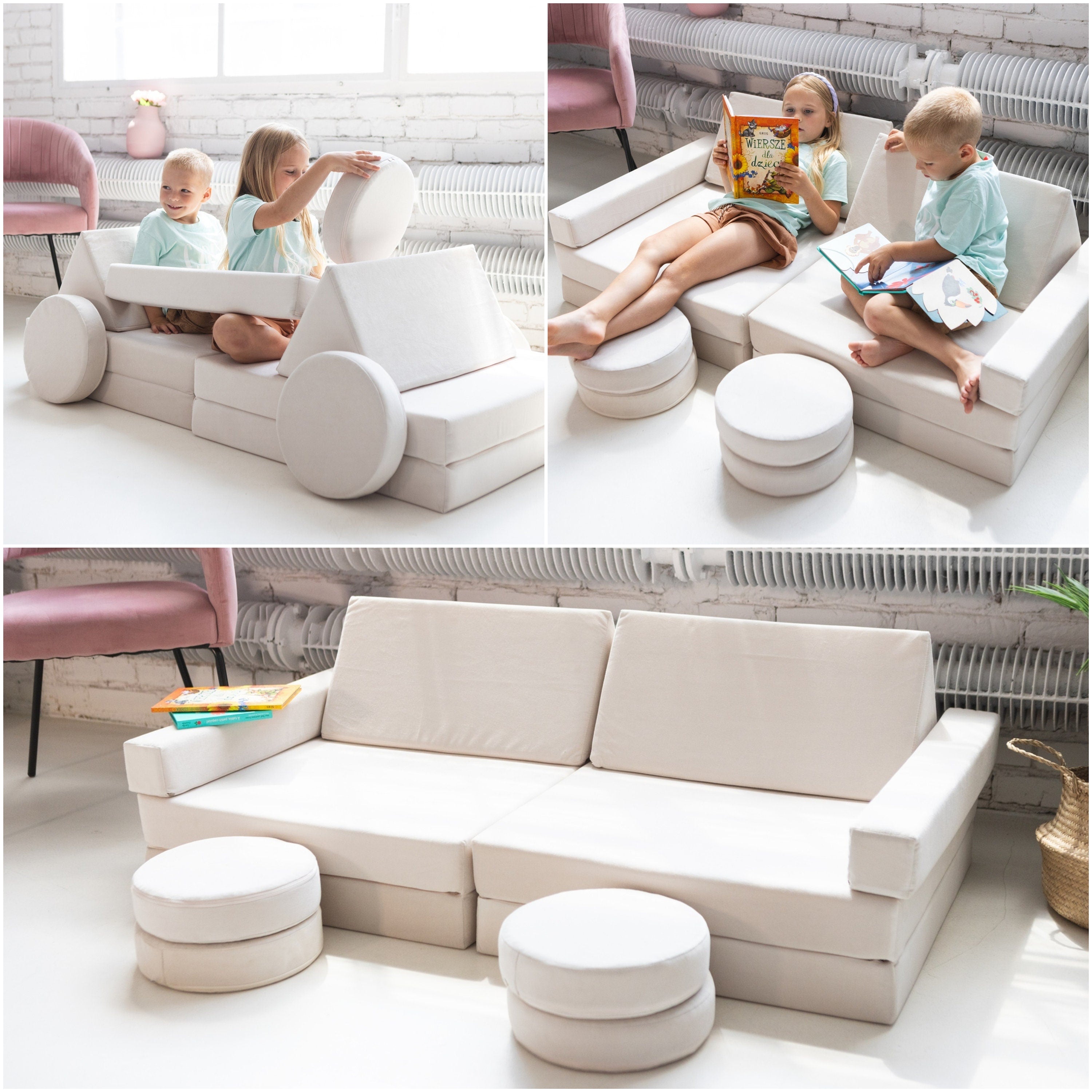 Play Sofa Kids Play Sofa Soft Play Couch Modular Sofa