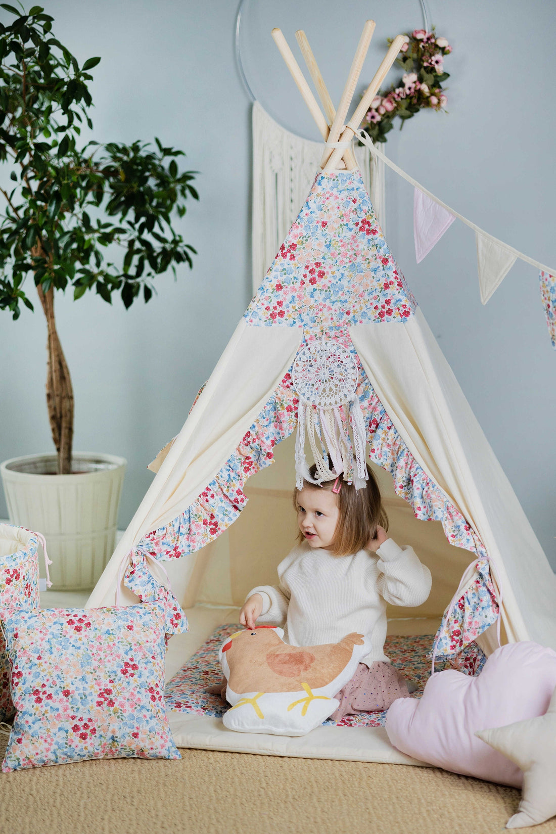 Tenda Tipi per bambini - Il giardino segreto