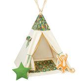 Jungle Tipi Tent | Tipi Tent Jungle | Jungle Tent | Tipi Tent for Kids | Kids Tipi Tent | Tipi Tent for Babies and Toddlers | JUNGLE Tipi Tent for Boys & Girls | 