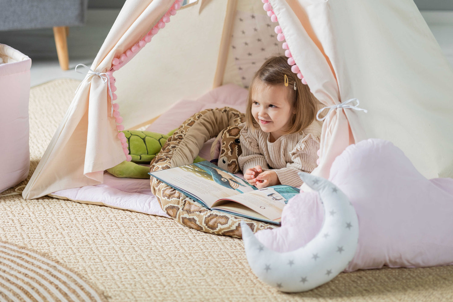 Kids Tipi Tent - Little Queen