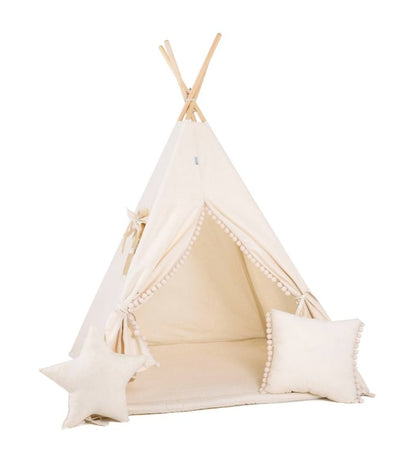 Cream Tipi Tent | Tipi Tent for Kids | Kids Tipi Tent | Tipi Tent for Babies and Toddlers | Cream Tent | Tipi Tent | Tipi Tent for Boys &amp; Girls | 