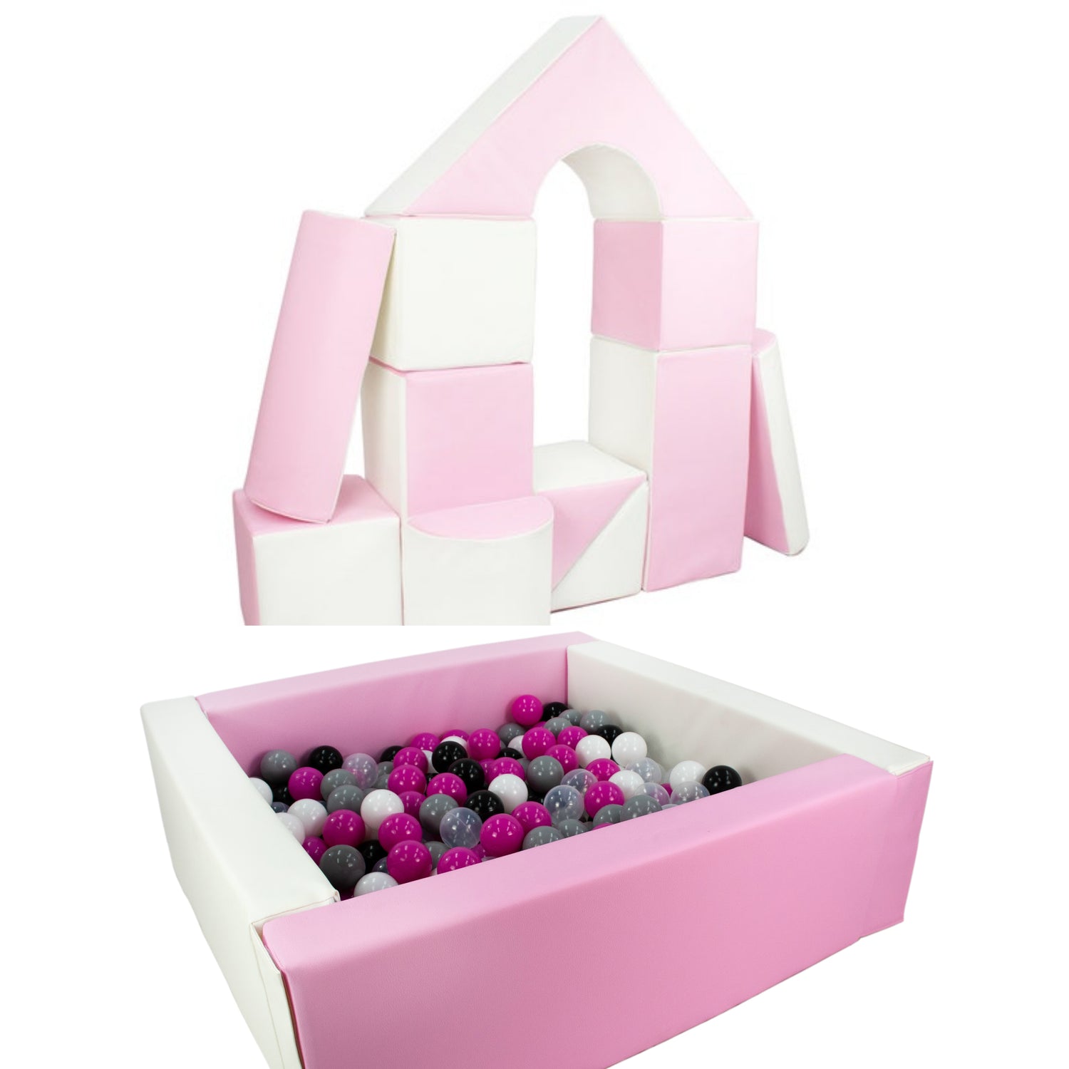 Building Blocks + Ball Pit + 300 Balls BUNDLE